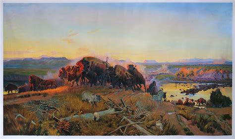 When the Land Belonged to God - Charles Marion Russell Paintings | Painting, Hunting art ...