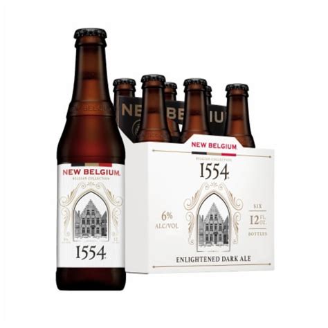 New Belgium® 1554 Enlightened Dark Ale Craft Beer, 6 bottles / 12 fl oz - King Soopers