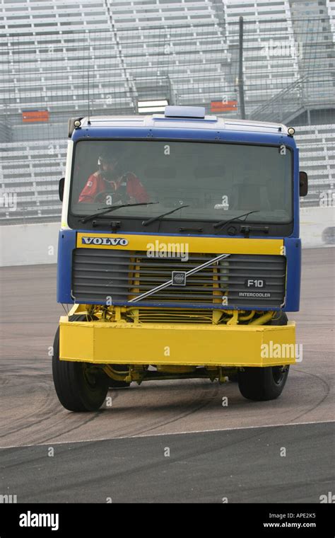 Big Rig Truck Racing Stock Photo - Alamy