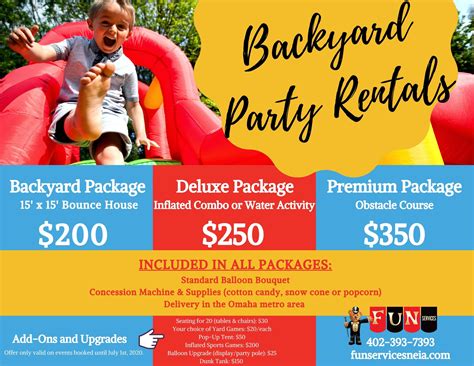 Backyard Party Flyer | Fun Services