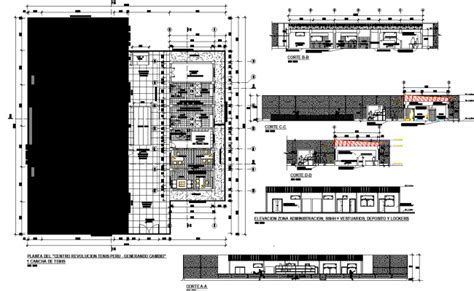 Tennis court plan detail dwg file. | How to plan, Tennis court, Court