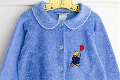 24 months: Vintage Paddington Bear Baby Footed Sleeper, by Eden Toys ...