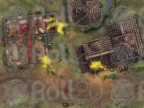 Burning Town Map Pack | Roll20 Marketplace: Digital goods for online tabletop gaming