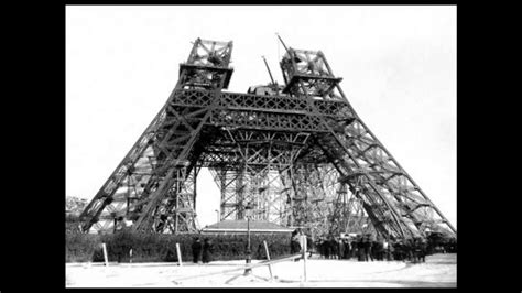 Eiffel Tower Construction 1887-1889 - YouTube