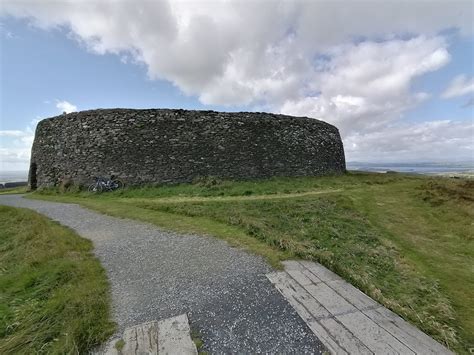 The Grianan of Aileach is an impressive hill fort which is over 23 meters