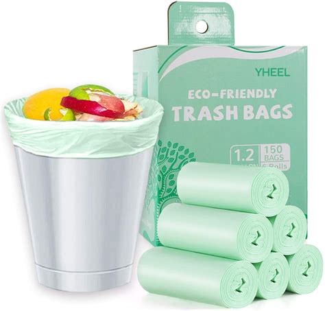 Amazon - 1.2 Gallon Small Trash bags Biodegradable, Mini Recycling ...