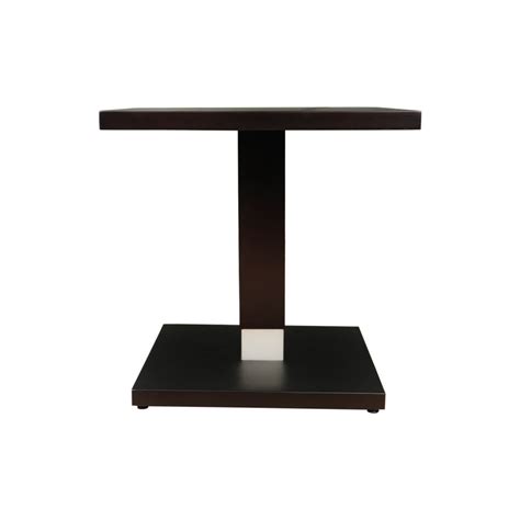 Small Dark Wood Side Table | Contemporary Square Side Tables