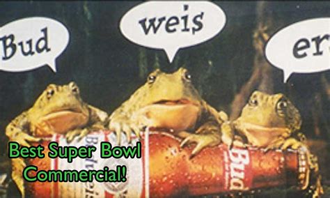 Super Bowl Commercials: Budweiser Frogs Best!