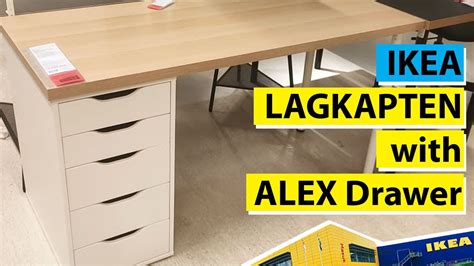 Ikea LAGKAPTEN dengan unit laci ALEX 2021 - YouTube