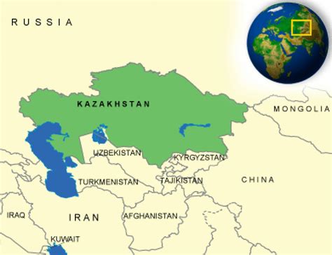 Kazakhstan Map