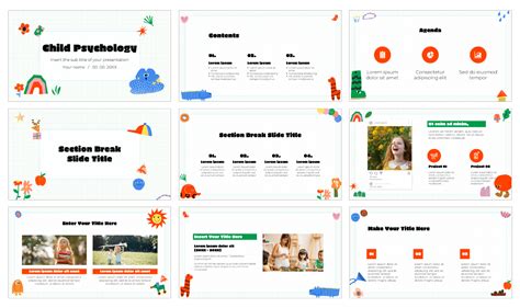 Child Psychology Free Google Slides Theme PowerPoint Template