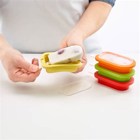 Stackable Ice Pop Molds - Set of 4 | Popsicle, Summer Desserts ...