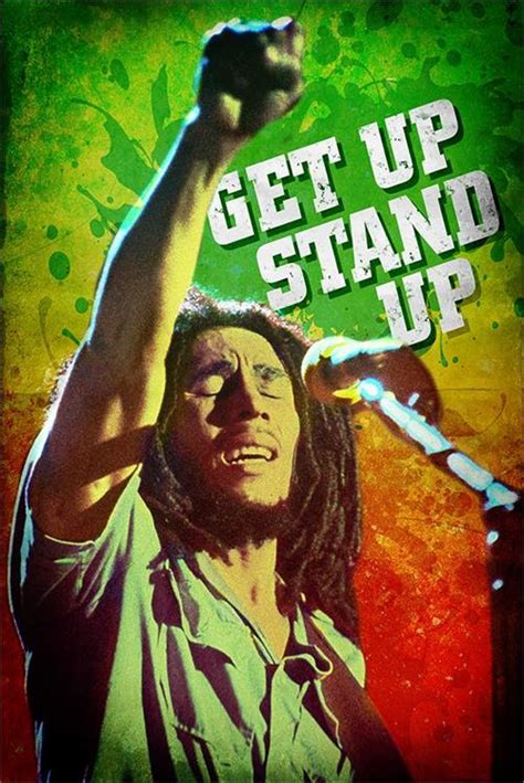 Bob Marley Get Up Stand Up Poster