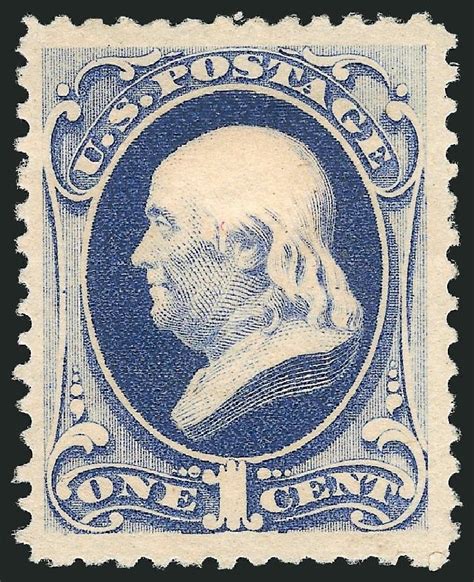 Values of US Stamps Scott Cat. # 192 - 1c 1880 Franklin Special Printing