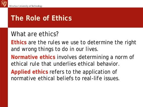 Ethics, definitions & theories