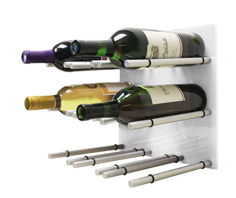 9 Bottle Acrylic Peg Wine Racks (White) - Walmart.com