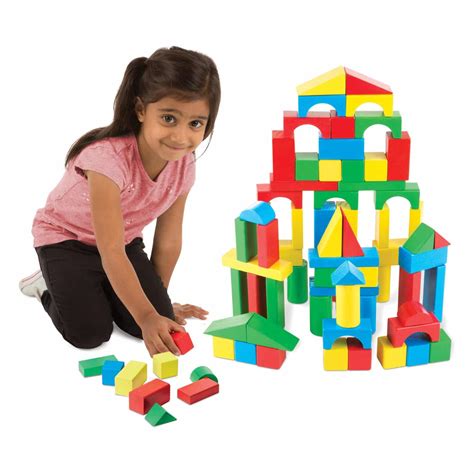 100 Piece Wood Blocks Set