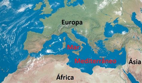 Mar Mediterrâneo: onde fica e características (com mapas) - Toda Matéria