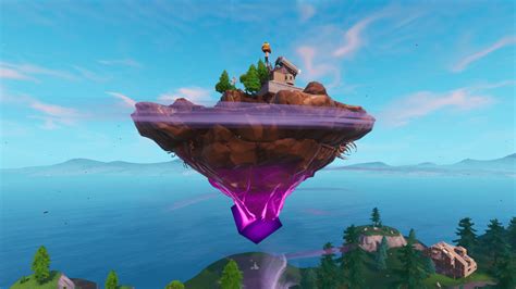 Fortnite How and Where To Touch a Giant Glowing Cube Location & Rift Above Loot Lake - Fortnite ...