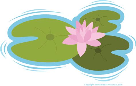 Free Frog Clipart | Lily pad drawing, Clip art, Flower clipart images