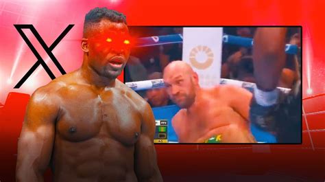 'Francis Ngannou got robbed': Fans react to Tyson Fury close win vs MMA ...