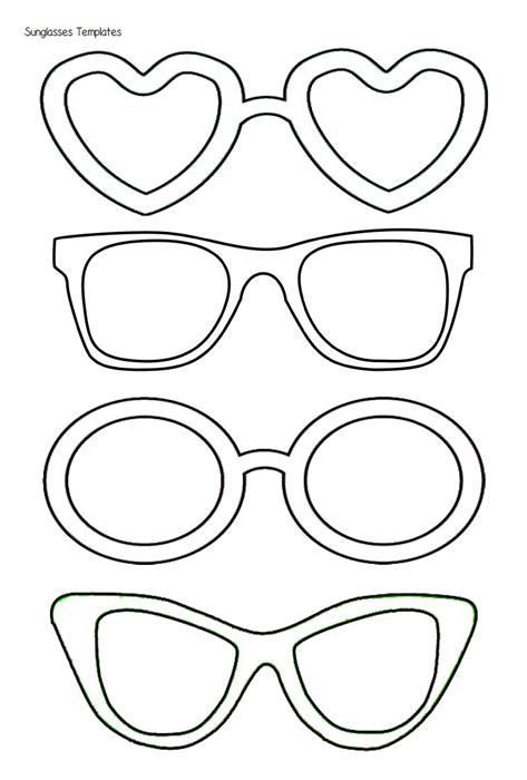 Gallery For > Sunglasses Template Printable | Manualidades, Arte elemental, Elaboración