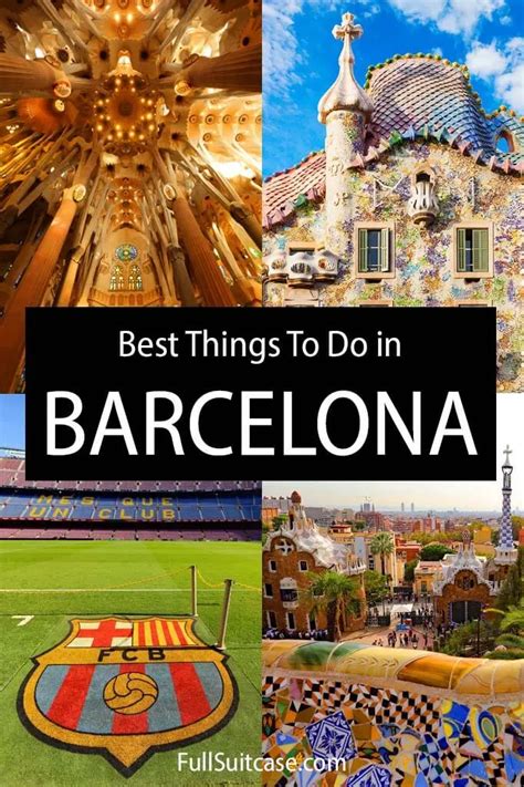 28 TOP Barcelona Sights & Tourist Attractions (+Map & Tips)