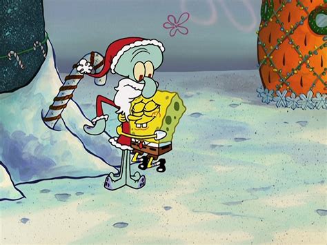 Image - Squidward as Santa with SpongeBob.jpg | Christmas Specials Wiki ...