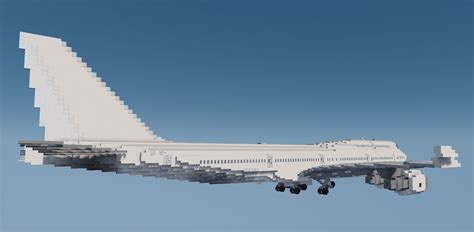 Boeing 747-400 Minecraft Map