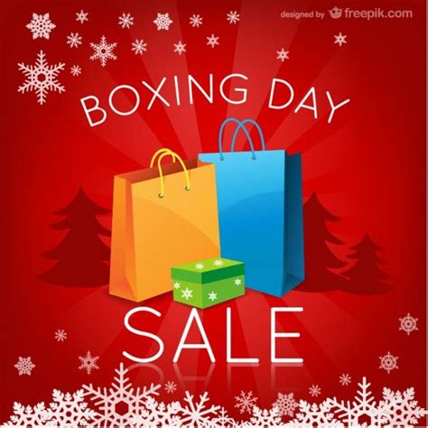 Boxing Day Sale Free Vector | Boxing day sales, Boxing day, Vector free