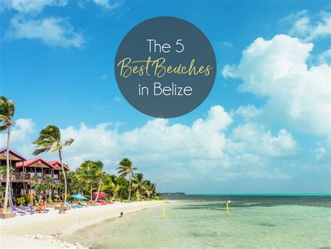 Best Beaches In Belize Map