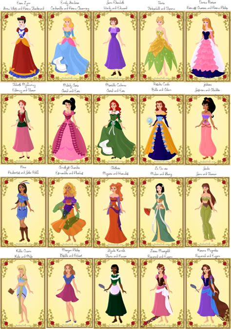 Disney Daughters-with names by ~Haili73 on deviantART | Disney princess ...