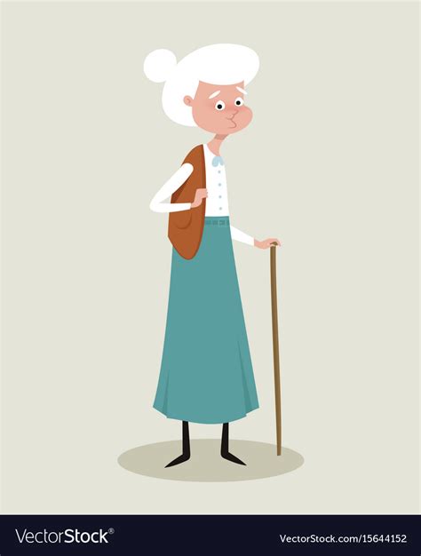 Grandmother character Royalty Free Vector Image