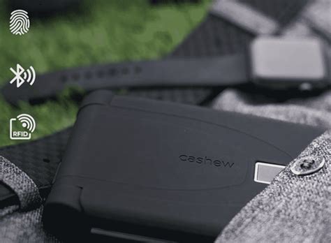 Get 12% off on the Cashew Smart Wallet with Fingerprint Access and ...