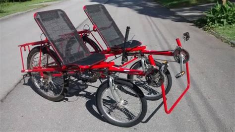 CLBot - CL Recumbent Tandem Bicycle- 4-Wheeled Bike - Just Two Bikes ...