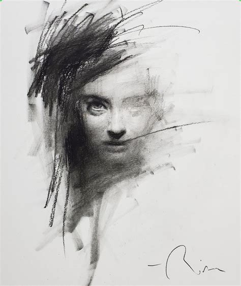 Charcoal sketch by the Big Bad Gorilla | Charcoal sketch, Portrait ...