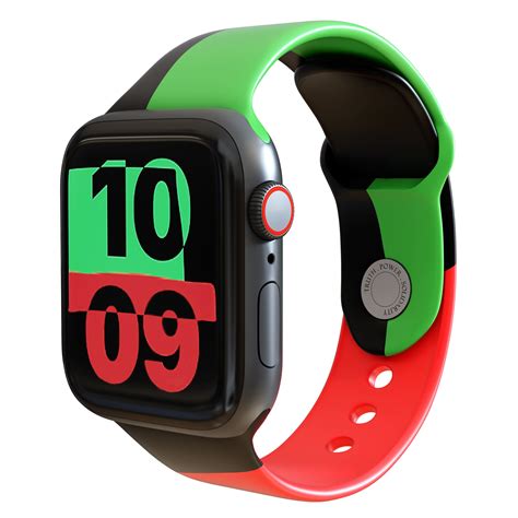 Apple Watch Series 6 Black Unity Sport Band 3D model