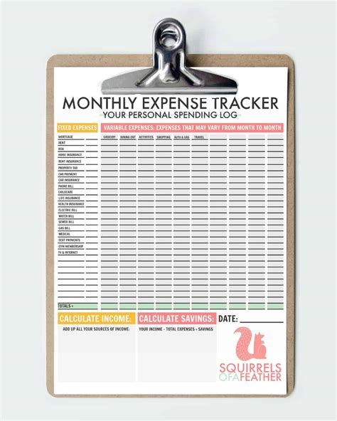 Ultimate FREE Printable Monthly Expense Tracker [PDF + Video Tutorial]