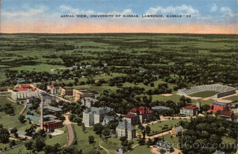 Aerial View, University of Kansas Lawrence, KS