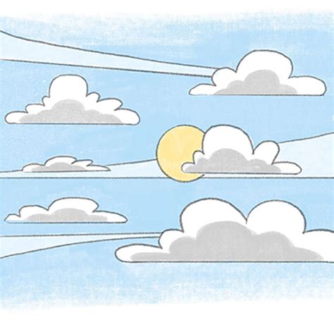 How to Draw the Sky - Easy Drawing Tutorial For Kids