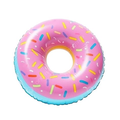 Inflatable Donut Swim Ring Tube Pool Float, Summer, Pool, Swim PNG ...