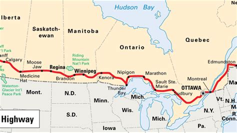 Trans-Canada Highway | Map & Construction | Britannica