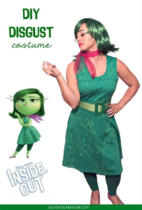 DIY Disgust Costume - Inside Out | Inside out costume, Diy dress, Easy costumes