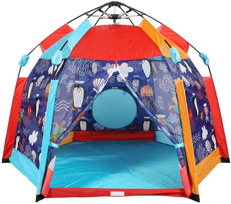 UTEX Dome Tent Playhouse - 66" x 66" 44", Kids Play Tent for Indoor or Outdoor Fun,Kids Beach ...