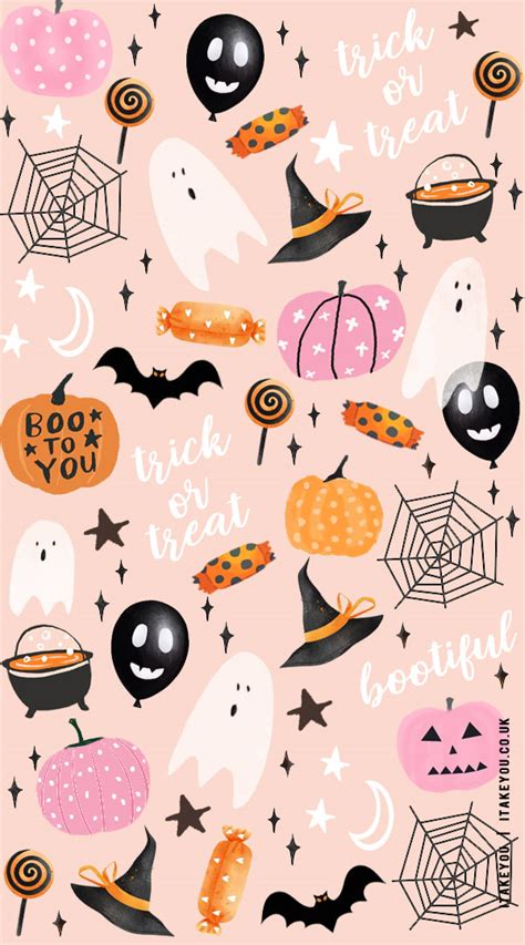 20+ Chic and Preppy Halloween Wallpaper Inspirations : Trick Or Treat Wallpaper I Take You ...