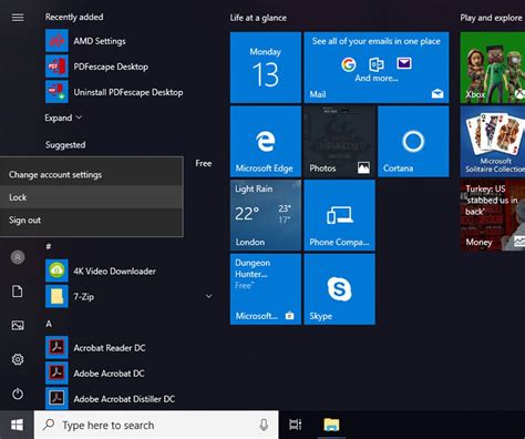 How To Remove Power Options From Windows 10 Lock Screen And Start Menu ...