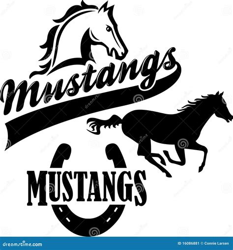 Mustang Team Mascot/eps Stock Image - Image: 16086881