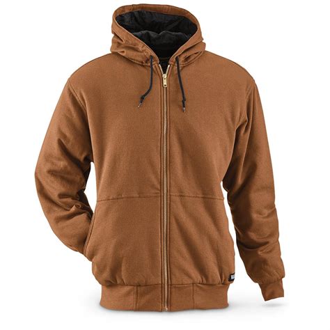 Walls Men's Water Resistant Fleece Hooded Jacket - 671158, Insulated Jackets & Coats at ...