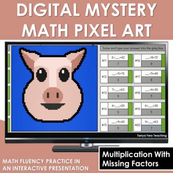 Multiplication Chart Math Fluency Pixel Art Activity - vrogue.co