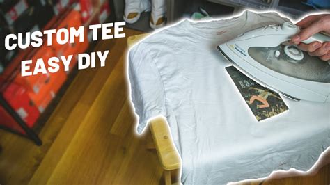 How to Put ANY Image on a Tee Shirt! (EASY DIY) - YouTube